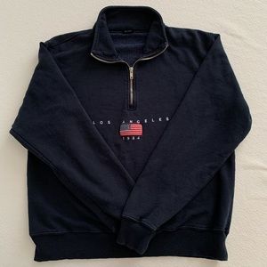 rare brandy isabella quarter zip sweater